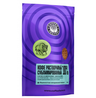 Кофе сублимированный с молотым 10%